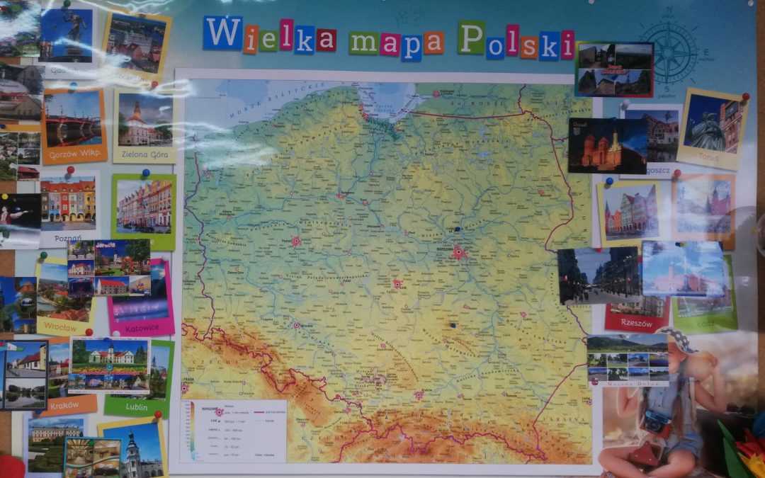 „WIELKA MAPA POLSKI” – udział klasy 2 d w Ogólnopolskiej wymianie pocztówkowej klas 1-3
