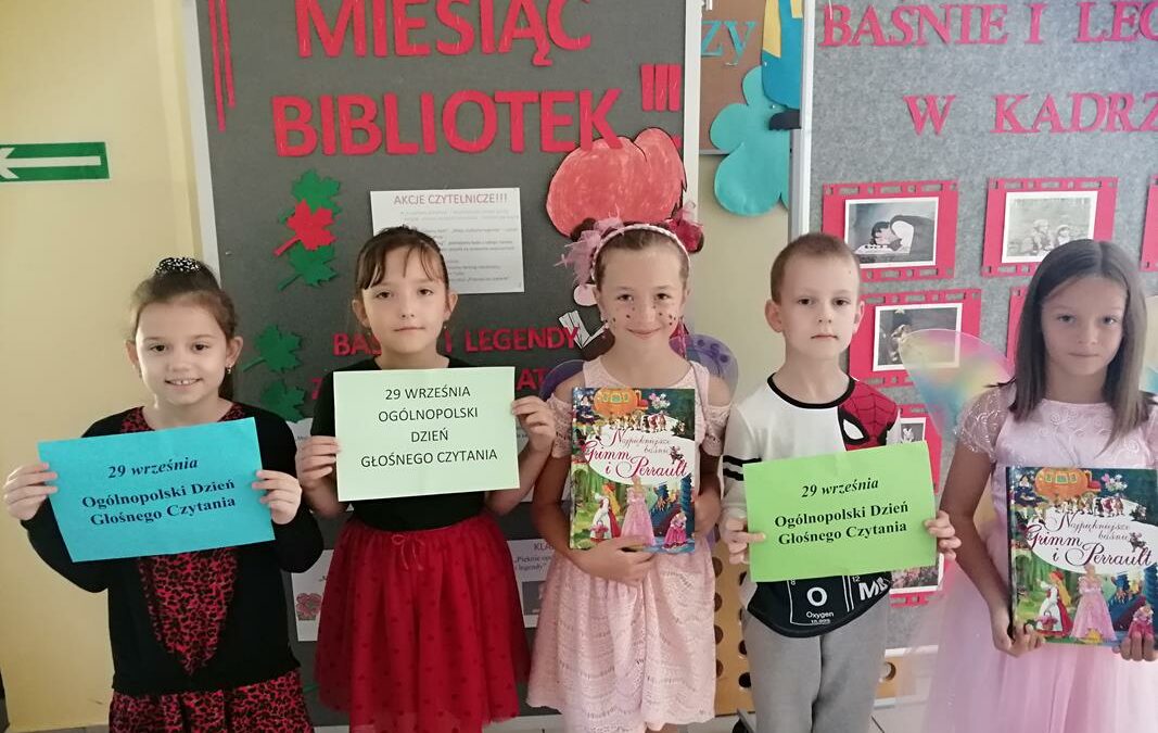 Ogólnopolski Dzień Głośnego Czytania w naszej szkole!!!