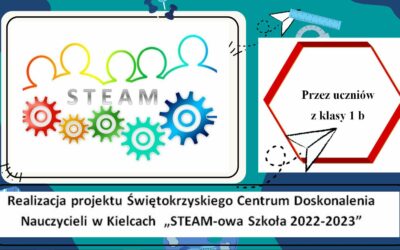 Edukacja STEAM – kreatywna metoda nauczania w klasie 1 b